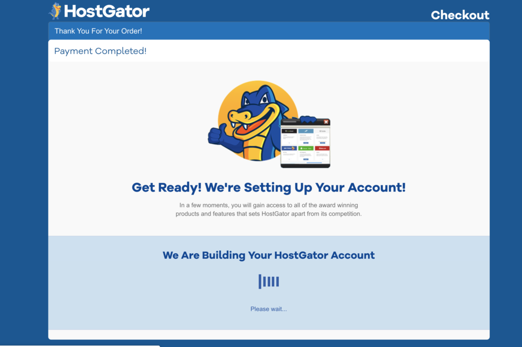 Processing Your Order