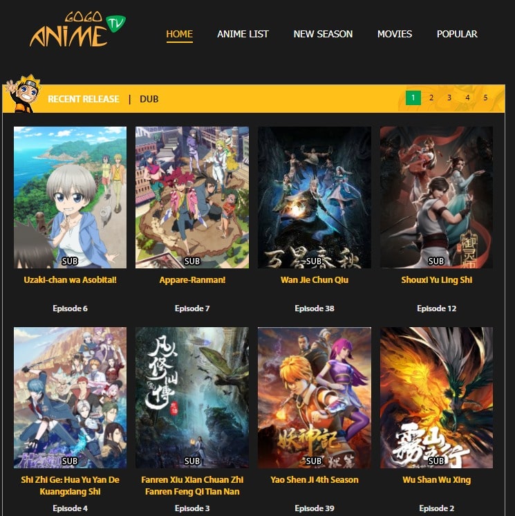 Gogoanime-awesome Sites To Watch Anime