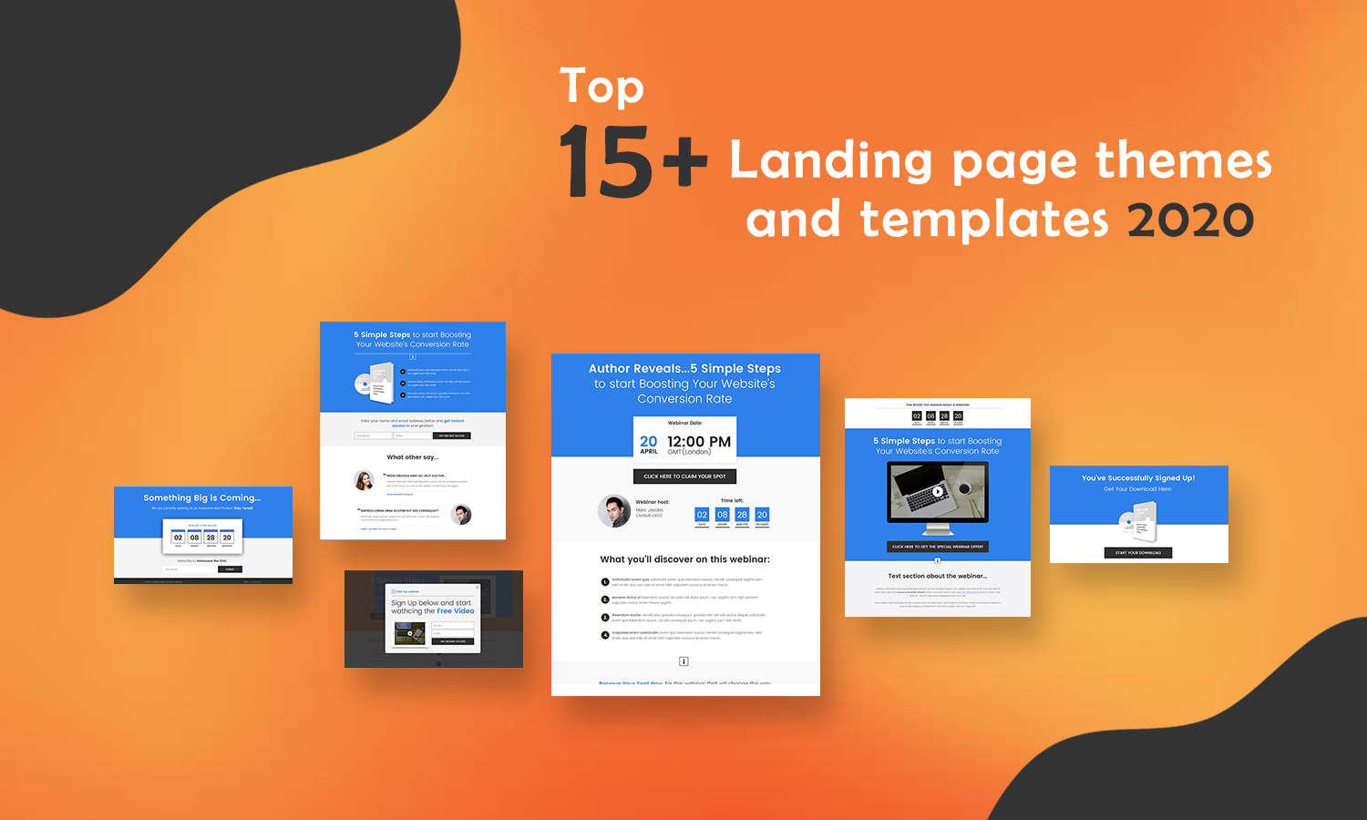 Top 15+ Landing Page Themes And Templates In 2020