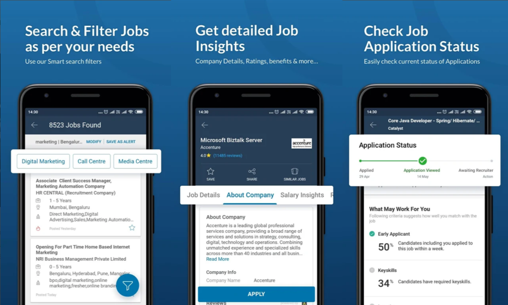 Naukri Job Search App
