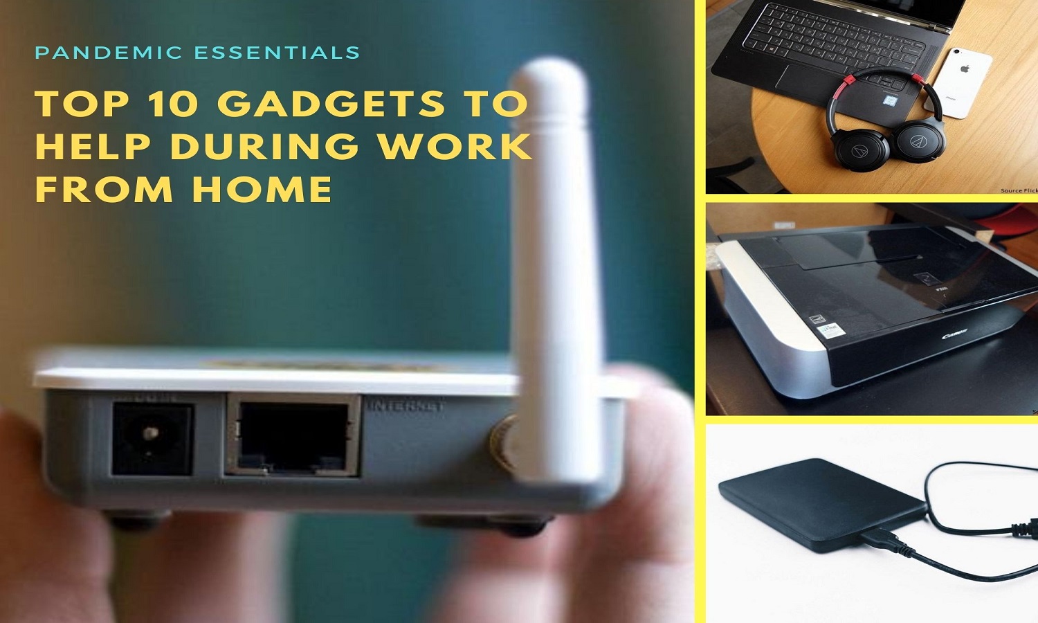 List Of Top 10 Gadgets To Help During Work From Home