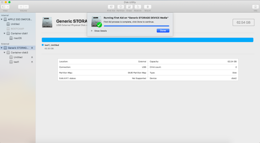 reparation process is finished