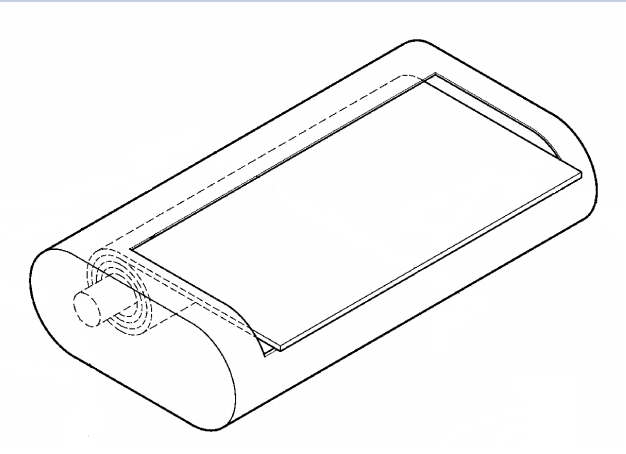 device with a rolling pin