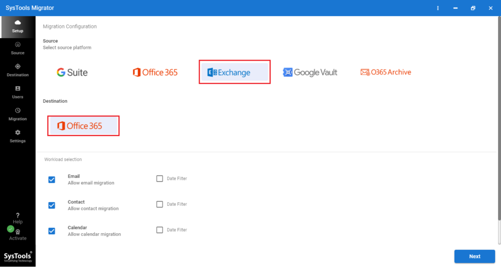 Launch the application